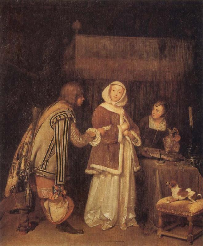 TERBORCH, Gerard The Letter oil painting image